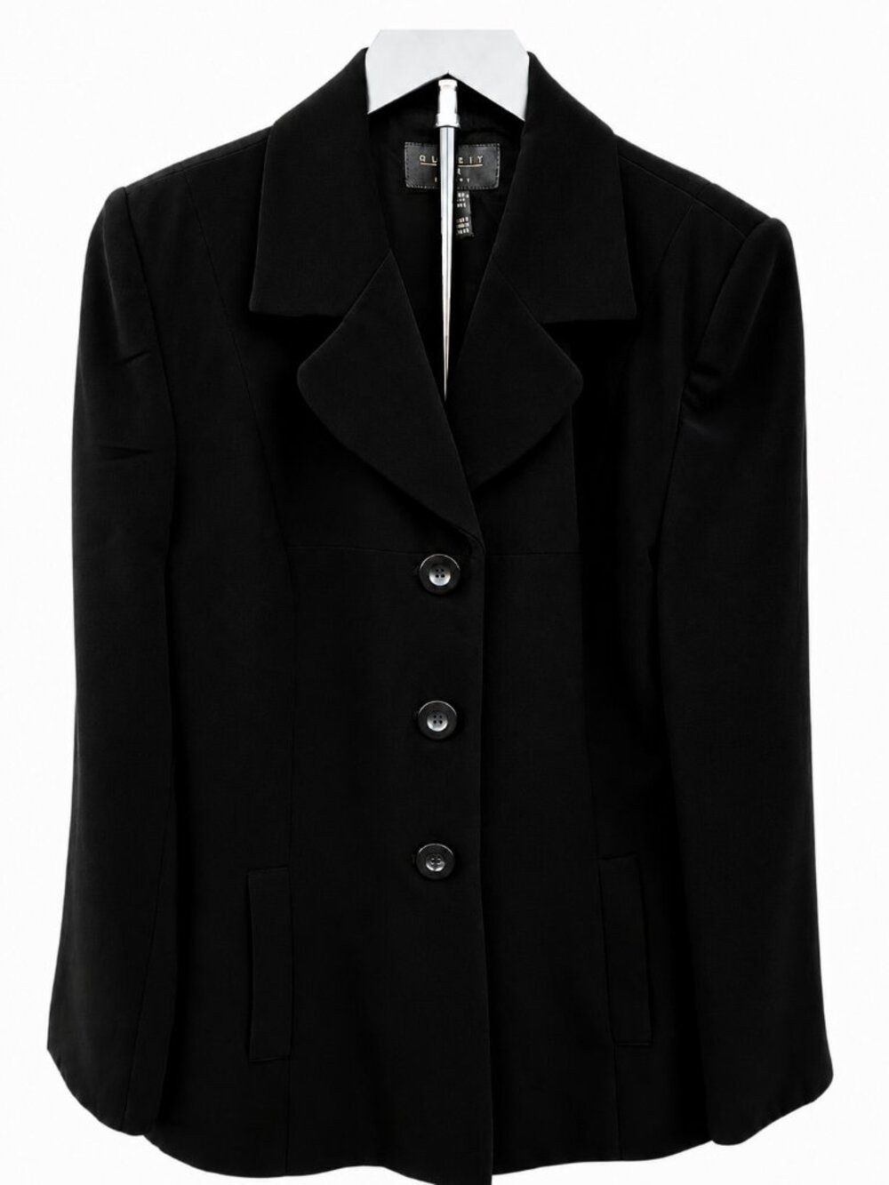 Vintage Outfit JPR Petite Black Blazer 10P 90s Y2K Career Office Suit
